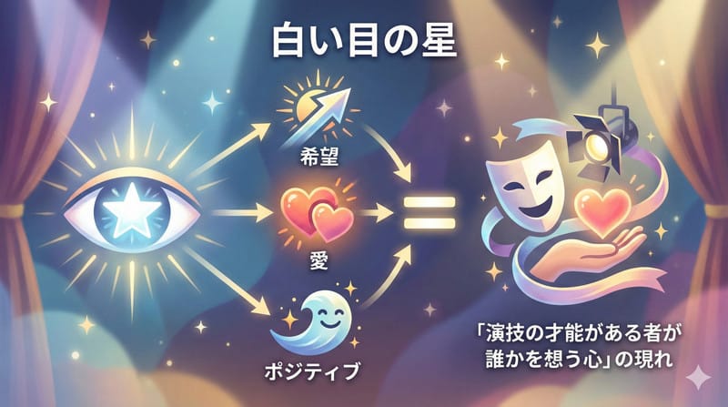 白い星：希望・愛・ポジティブな嘘