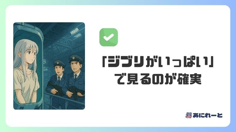 「ジブリがいっぱい」のDVD・BD購入で視聴するのが確実